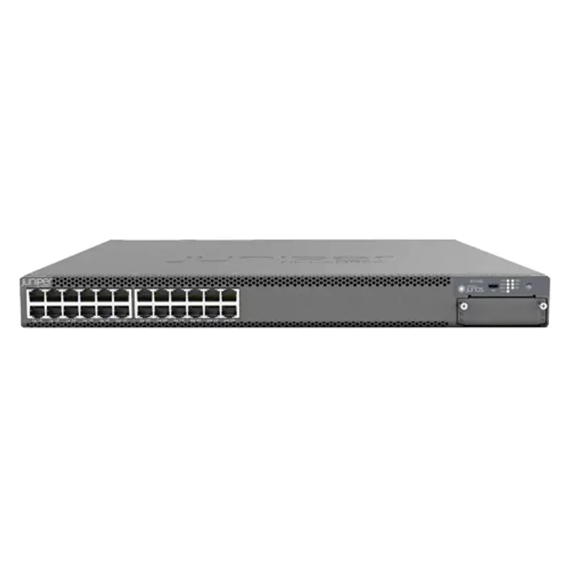 Juniper EX4400-24T | EX4400 Series 24 x Ports 10/100/1000Base-T + 4 x 25GbE Ports + 2 x 100GbE Layer 3 Managed 1U Rack-mountable Gigabit Ethernet Network Switch