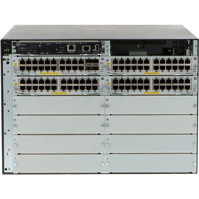 HP JL001-61101 | 5412R 92GT PoE+/4SFP+(No PSU) v3 zl2 GbE Switch — Networking Equipment
