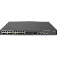 HP JG681-61001 | 5500-24SFP-2G-2SFP+ 24 x Ports 24 x SFP Ports 1000Base-X + 4 x RJ-45 Ports + 2 x SFP+ Ports Layer 2 Managed Rack-mountable Gigabit Ethernet Network Switch