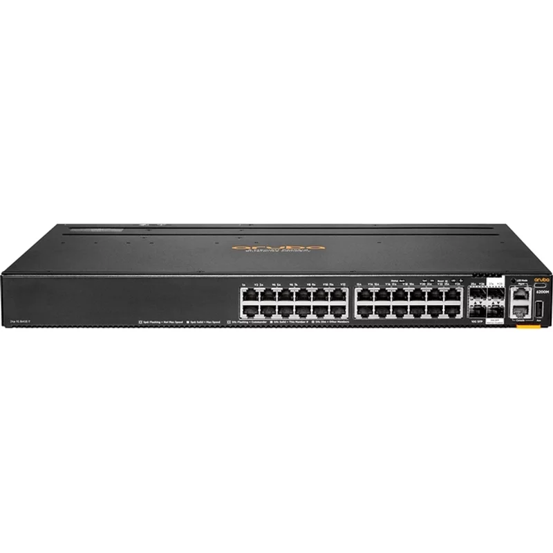 HP R8Q67A | Aruba CX 6200M Series 24-Ports 10/100/1000Base-T RJ-45 4-Ports 10GBase-X SFP+ Gigabit Ethernet Switch — Équipement réseau