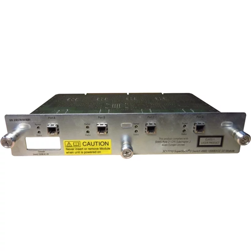 3Com 3C17710 | SuperStack 3 Switch 4900 4-Port 1000BASE-SX module — Équipement réseau