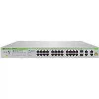 Allied Telesis AT-FS750/28PS | FS750 24 x Ports PoE 100Base-TX + 2 x Ports RJ-45 + 2 x Ports Combo SFP Layer 2 Managed Fast Ethernet Network Switch — Équipement