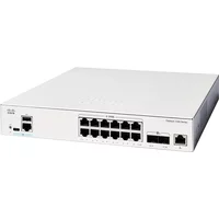 Cisco C1300-12XT-2X | Catalyst 1300 Series 1300-12XT-2X 12 x 10GbE RJ-45 and 2 x 10GbE SFP+ Uplink Ports and 1 x GE Management Port Layer 3 Managed 10 Gigabit Ethernet Switch