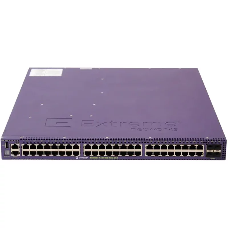 Extreme Networks 16175 | X450-G2-48p-GE4 X450-G2 Series 48 10/100/1000BASE-T PoE+ SFP+ Switch — Équipement réseau