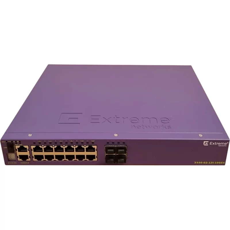 Extreme Networks 16530 | Summit X440-G2-12t-10GE4 12 x RJ-45 Port Ethernet Switch — Équipement réseau