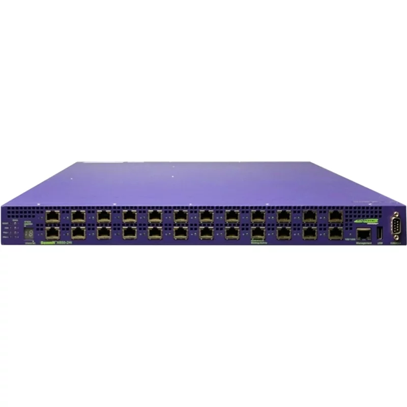 Extreme Networks 17001 | Summit X650 Series 24 x Expansion Slots XFP 1U Rack-mountable Layer 3 Managed Gigabit Ethernet Network Switch — Networking Equipment