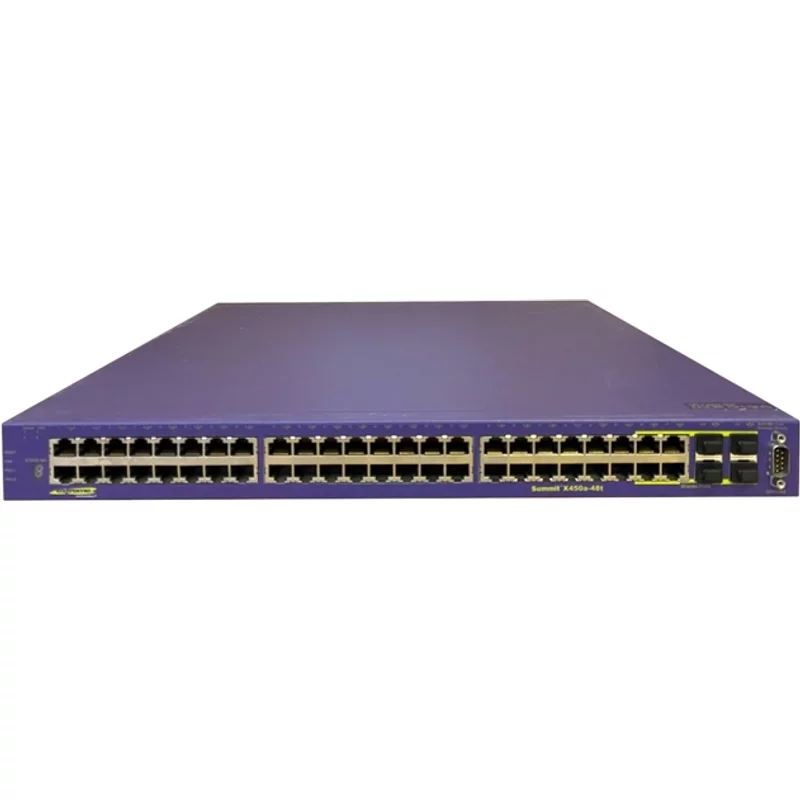 Extreme Networks 16157 | Summit X450a Series 48 x Ports 1000Base-T + 4 x Ports Shared SFP 1U Rack-mountable Layer 2 Network Switch — Networking Equipment