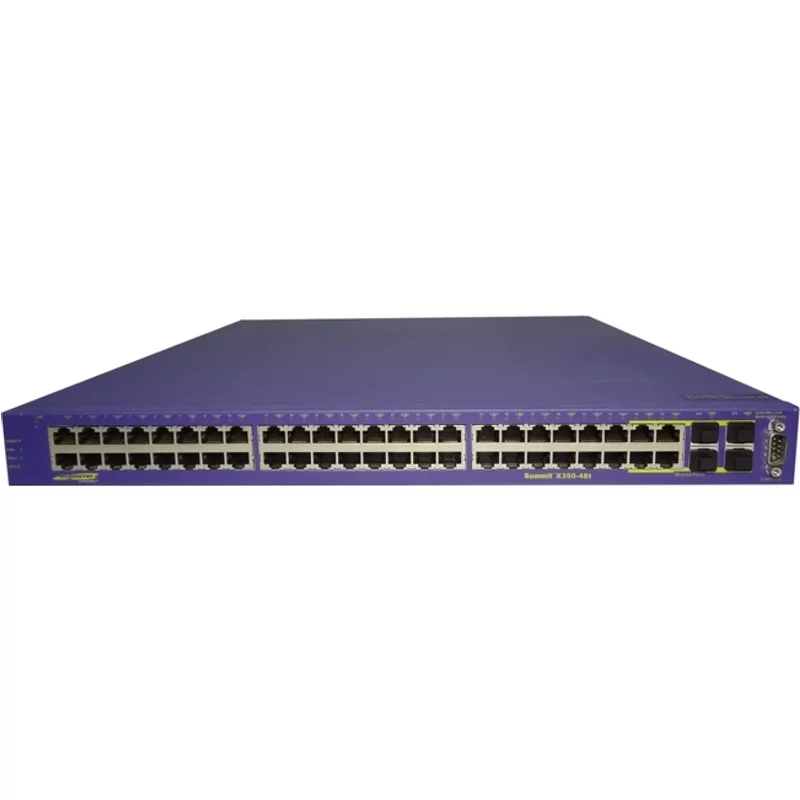 Extreme Networks 16202 | Summit X350 Series 48 x Ports 1000Base-T RJ-45 + 4 x Ports Shared SFP 1U Rack-mountable Layer 2 Gigabit Ethernet Network Switch — Équip