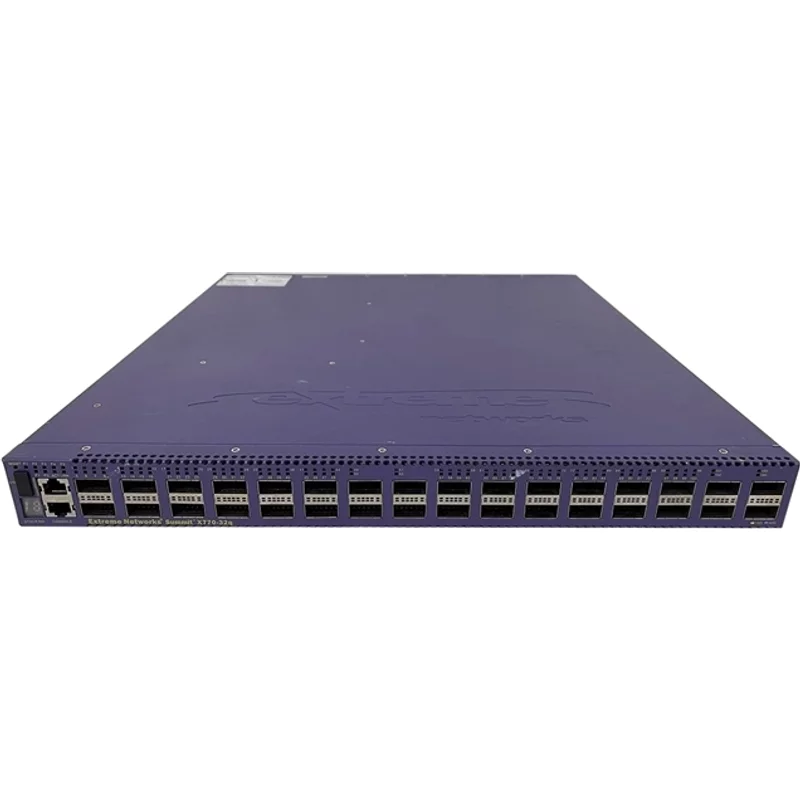 Extreme Networks 17706 | Switching X770 32-port QSFP+ Switch with AC and DC power supplies (Back-to-Front Airflow) — Équipement réseau