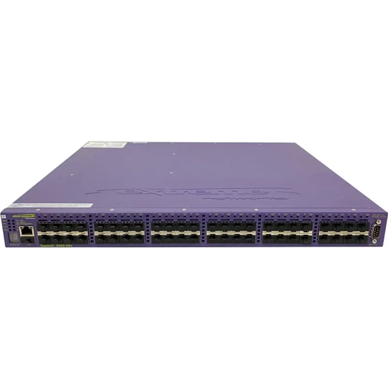 Extreme Networks 16406 | X460-48x 48 x SFP (mini-GBIC) 1 x Expansion Slot 1 x Stacking Module Layer 3 Mananged Rack-mountable Gigabit Ethernet Network Switch — 