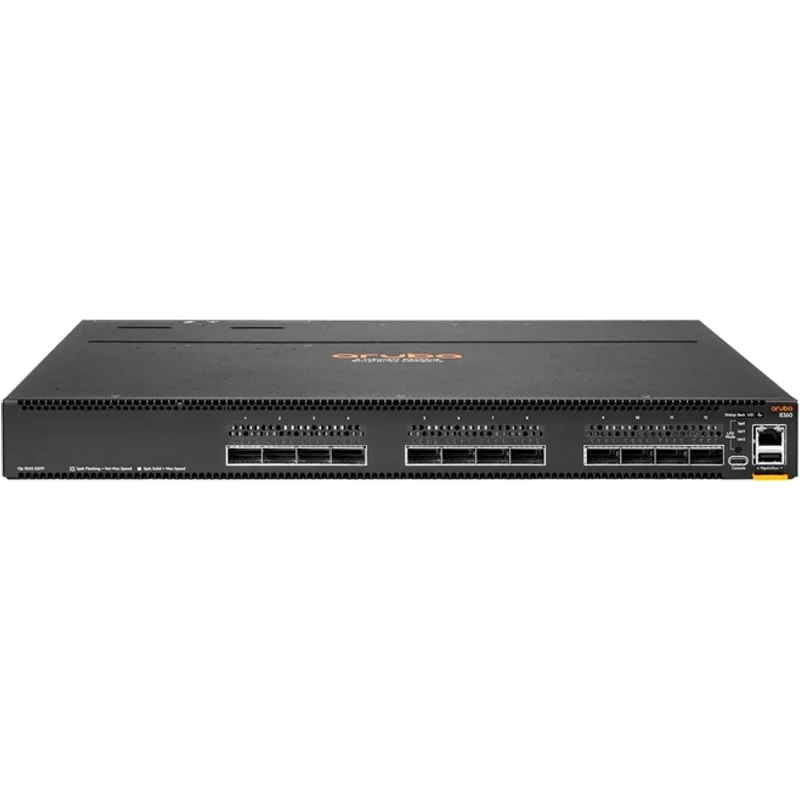 HP JL709C | Aruba CX 8360 v2 Series 8360-12C v2 12 x 100GBase-X QSFP28 Ports Layer 3 Managed Back-to-Front AirFlow Data Center Switch — Networking Equipment