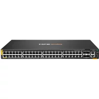 HP S0M85A#ABA | 6200F-48G-4SFP Class 4 PoE 48x 1000Base-T RJ-45 PoE 4x 1000Base-x SFP L3 Managed 1U Front And Side To Back Gigabit Ethernet Switch