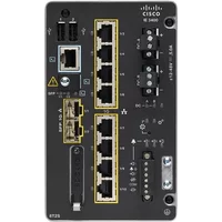 Cisco IE-3400-8T2S-E-Rf | Industrial Ethernet IE3000 Series IE3400 8 x RJ-45 Ports PoE+ 10/100/1000Base-T + 2 x SFP Ports Layer 3 Managed Rack-mountable Gigabit Ethernet Network Switch