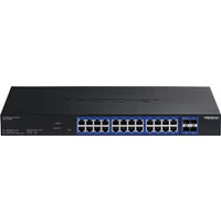 TRENDnet Teg-3284WS | 24-Ports 2.5GBase-T RJ-45 GbE 4-Port 10GBase-X SFP+ Managed Gigabit Ethernet Network Switch