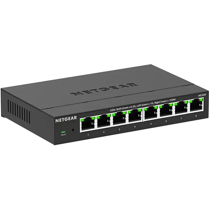 Netgear MS308-100NAS | MS308 8-Ports 2.5Gb/s Ethernet Unmanaged Switch — Équipement réseau