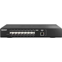 Qnap Qsw-M5216-1T | 16 x Ports 25GBase-X + 1 x Port 10GbE RJ-45 Layer 2 Managed 1U Rack-Mountable Gigabit Ethernet Network Switch