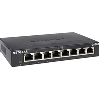 Netgear GS308-300PES | 300 Series GS308 8 x RJ-45 Ports 10/100/1000Base-T Unmanaged Gigabit Ethernet Network Switch