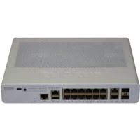 Ruckus Networks ICX7150-C12P-2X10GR-A | ICX 7150 12-Ports PoE+ with 2x 1GbE RJ45 Uplink Ports and 2x 10GbE SFP+ Stacking Ports Layer 3 Supported Compact Switch Taa-Compliant