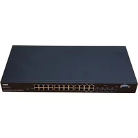 Black Box LGB1003A-R2 | 24-Ports Managed Gigabit Ethernet Switch 4 x SFP (mini-Gbic) Shared 24 x 10/100/1000Base-T LAN