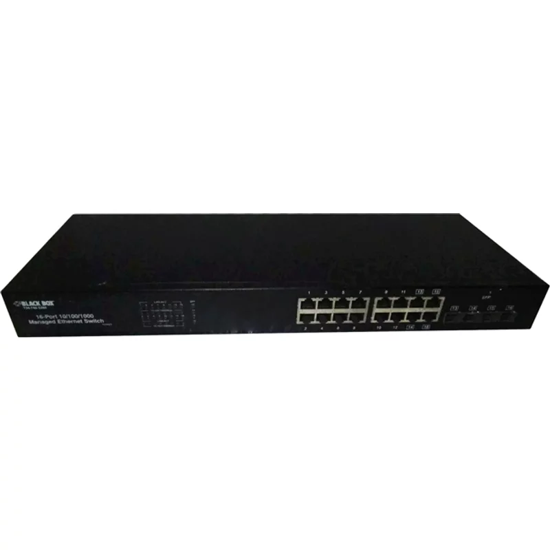 Black Box LGB2002A-R2 | NIB-Back Office Switch 10/100/1000 Mbps 16-Ports — Networking Equipment