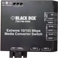 Black Box LBH100AE-P-SC | NIB-Extreme Media Converter Switches 10-/100-Mbps Copper to 100 — Équipement réseau