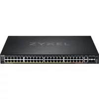 ZyXEL XGS2220-54HP | 48-Port Gigabit POE 600W with 4x SFP+ 10G and 2x RJ45 10GbE Ports Managed Switch