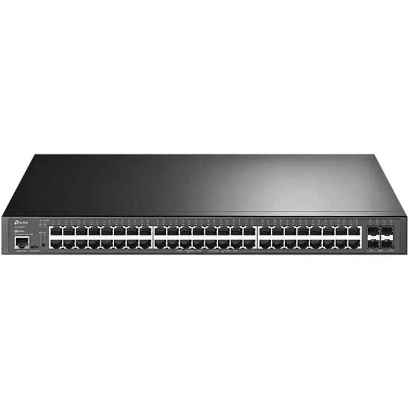 TP-LINK TL-SG3452XP | JetStream 48-Port Gigabit and 4-Port 10GE SFP+ L2+ Managed Switch with 48-Port PoE+ — Équipement réseau