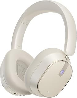 Active Noise Cancelling Over-Ear Wireless Headphones White — Wireless Earbuds