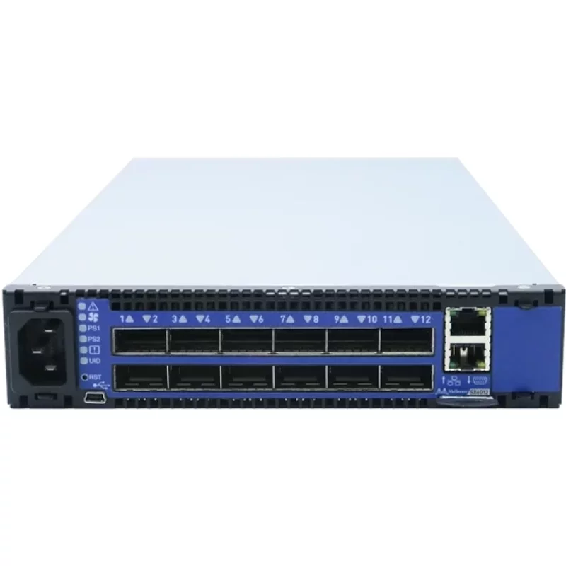 Mellanox MSX6012T-2BFS | SwitchX-2 Based 12-Ports FDR10 40GB/S QSFP+ 1U RM Infiniband Switch — Networking Equipment