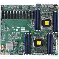 Supermicro MBD-X10DRX-B | Dual Socket R3 LGA 2011 Xeon E5-2600 v4 / v3 Intel C612 Chipset DDR4 16 x DIMM 10 x SATA 6Gbps Proprietary System Board (Motherboard) 