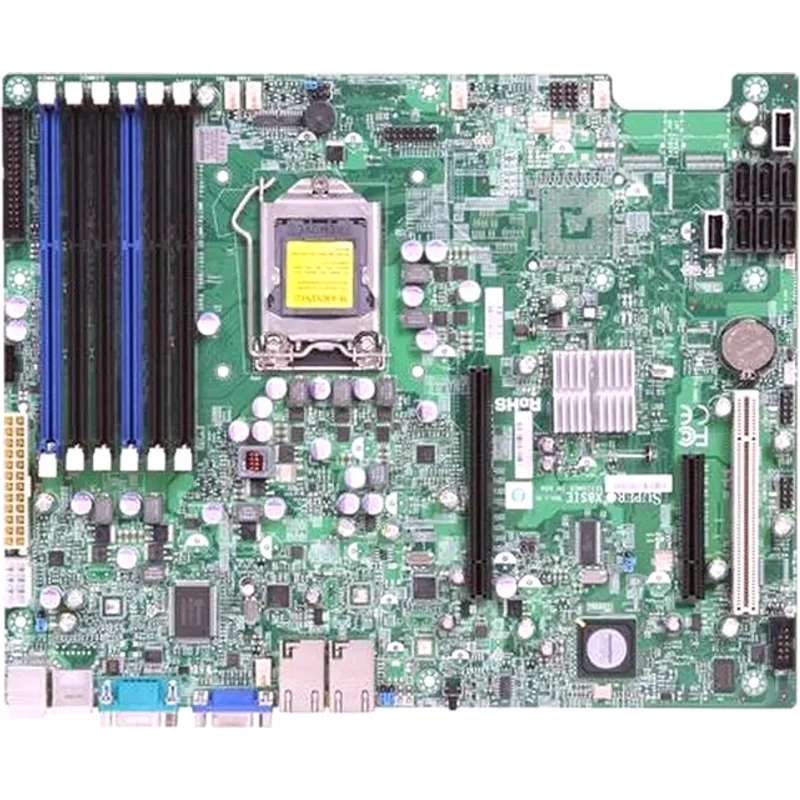 Supermicro MBD-X8SIE-F-B | Socket LGA1156 Intel 3420 Chipset ATX System Board (Motherboard) Supports Xeon X3400/L3400 Series DDR3 6x DIMM — Cartes mères