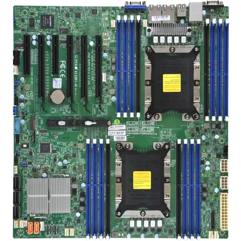 Supermicro Mbd-X11DPI-Nt-O | X11DPI-NT Socket LGA3647 Intel C622 Chipset Eatx System Board (Motherboard) Supports 2x Xeon Scalable DDR4 16x Dimm — Motherboards