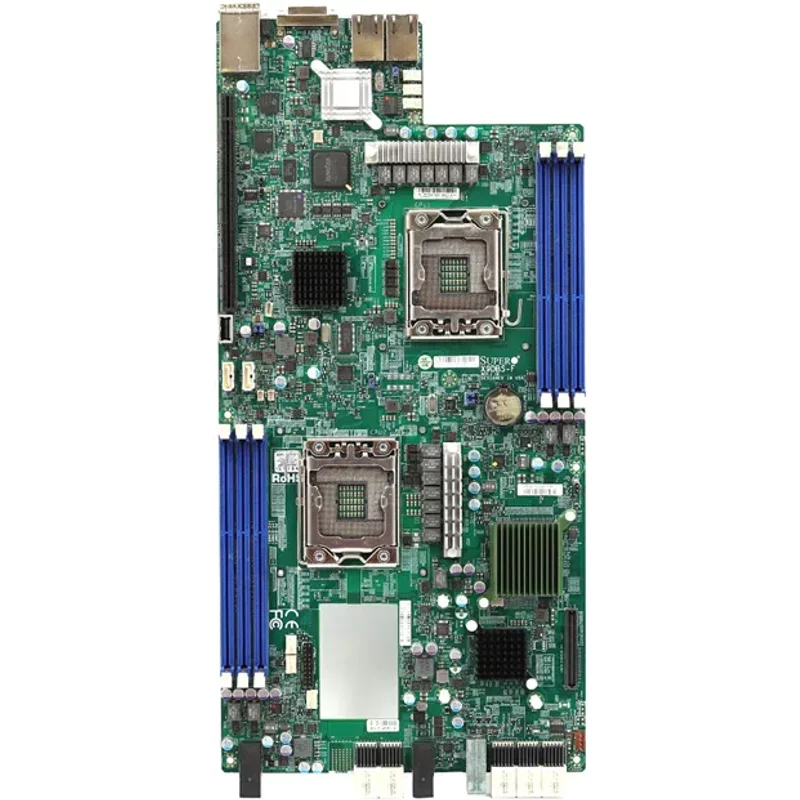 Supermicro X9DBS-F | Socket LGA1356 Intel C602J Chipset Proprietary System Board (Motherboard) Supports 2x Xeon E5-2400/E5-2400 v2 Series DDR3 6x DIMM — Motherb