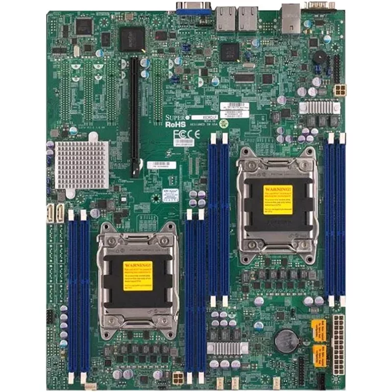 Supermicro MBX9DRDE | X9drd-ef-o Dual LGA2011 Intel C602j DDR3 SATA3 V2GBe Eatx Server Motherboard — Motherboards