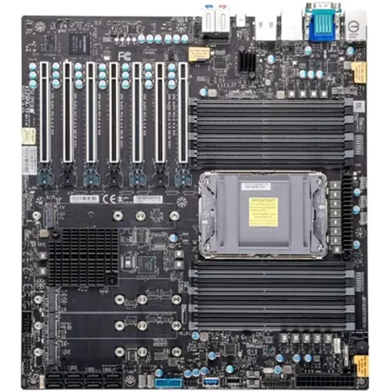 Supermicro MBD-X12SPA-TF-O | Intel Xeon Scalable W3300 C621A Socket LGA-4189 DDR4-3200MHz SATA3 6Gb/s E-ATX Server (Motherboard) — Matériel serveur