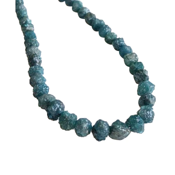 20 Inch Blue Color Rough Loose Diamond Beads - 2.00 to 3.00 MM — Jewelry Beads