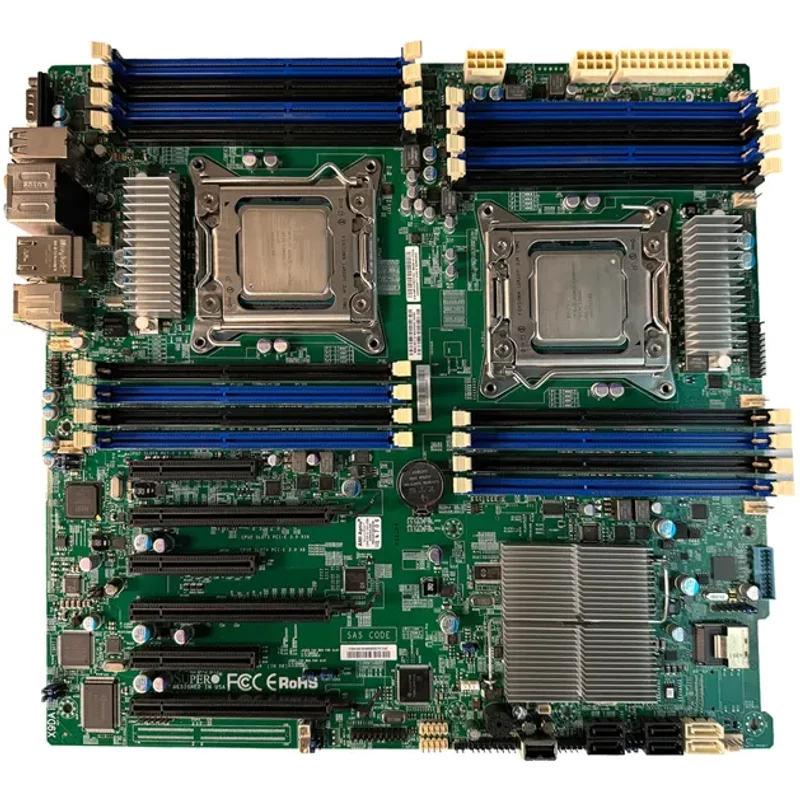 Supermicro MBD-X9DAI-B | Socket LGA2011 Intel C602 Chipset Extended ATX System Board (Motherboard) Supports 2x Xeon E5-2600 Series DDR3 16x DIMM — Motherboards