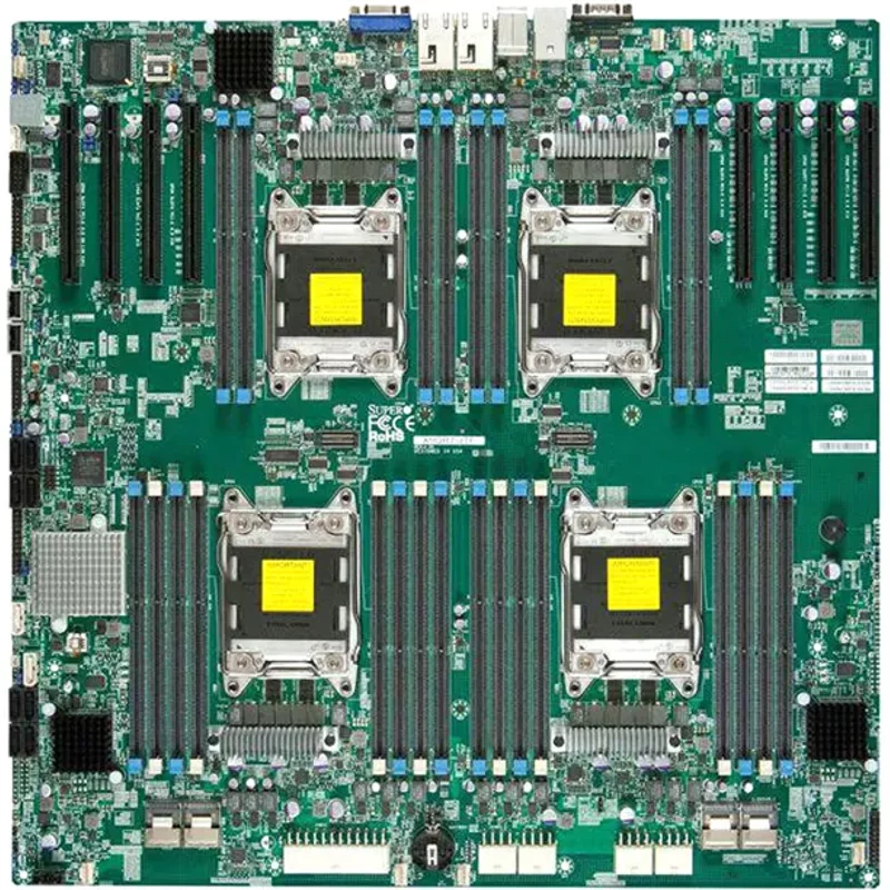 Supermicro MBD-X9QR7-TF-JBOD-B | Socket LGA2011 Intel C602 Chipset Proprietary System Board (Motherboard) Supports 4x Xeon E5-4600 Series DDR3 24x DIMM — Mother