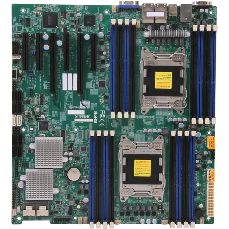 Supermicro Mbd-X9DR7-LN4F-Jbod-O | Socket LGA2011 Intel C602 Chipset Enhanced Eatx System Board (Motherboard) 2x Supports Xeon E5-2600/E5-2600 v2 Series DDR3 16