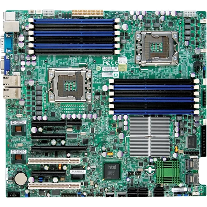Supermicro Mbd-X8DT3-LN4F-O | Socket LGA1366 Intel 5520 Chipset Eatx System Board (Motherboard) Supports 2x Xeon 5500 Series DDR3 12x Dimm — Motherboards