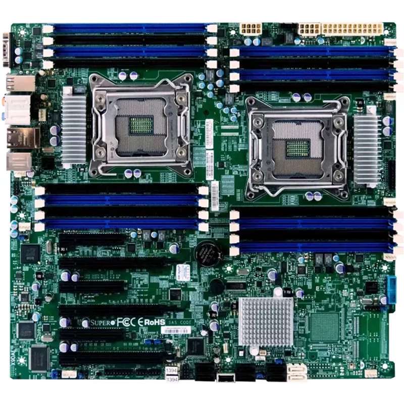 Supermicro Mbd-X9DAE-O | X9DAE Socket LGA2011 Intel C602 Chipset Eatx System Board (Motherboard) Supports 2x Xeon E5-2600 Series DDR3 16x Dimm — Motherboards