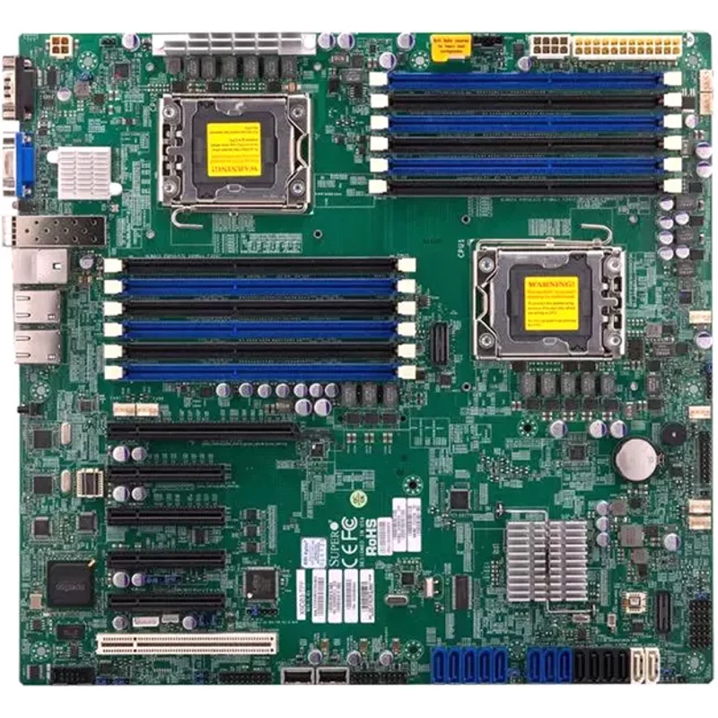 Supermicro X9DB3-TPF | Socket LGA1356 Intel C606 Chipset Proprietary System Board (Motherboard) Supports 2x Xeon E5-2400 Series DDR3 12x DIMM — Cartes mères