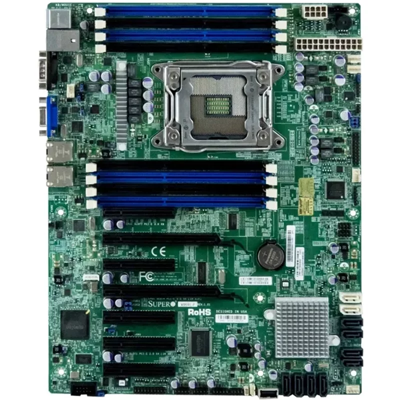 Supermicro MBD-X9SRL-F-O | Socket LGA2011 Intel C602 Chipset ATX System Board (Motherboard) Supports Xeon E5-2600/1600 Series DDR3 8x DIMM — Cartes mères