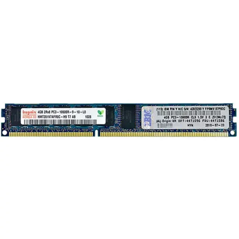 IBM 44T1596 | 4GB DDR3-1333MHz PC3-10600 ECC Registered VLP RDIMM CL9 2Rx4 1.35V 240-Pin Memory Module — Computer Memory (RAM)