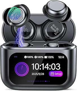 Écouteurs ZYHKON sans fil Bluetooth 5.4 Mode sommeil 48H — Écouteurs sans fil