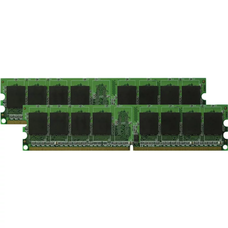 Dell 0CR433 | 2GB Kit (2x1GB) DDR2-800MHz PC2-6400 Non-ECC Unbuffered UDIMM CL6 2Rx8 1.8V 240-Pin Memory — Composants d'ordinateur