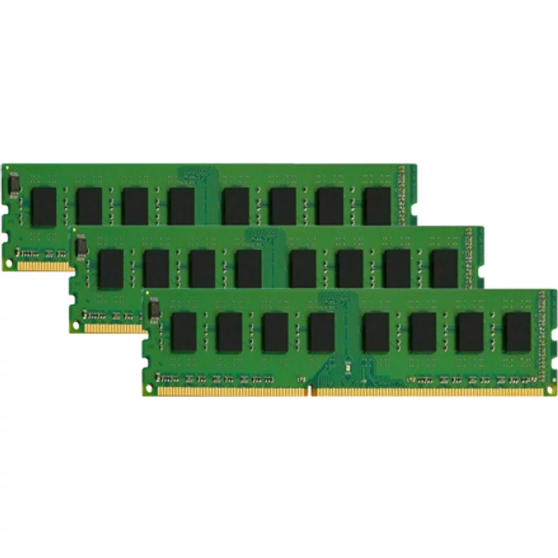 Centon R1333PC1024T3 | 3GB Kit (3x1GB) DDR3-1333MHz PC3-10600 Non-ECC Unbuffered UDIMM CL9 1Rx8 1.35V 240-Pin Memory — Computer Components