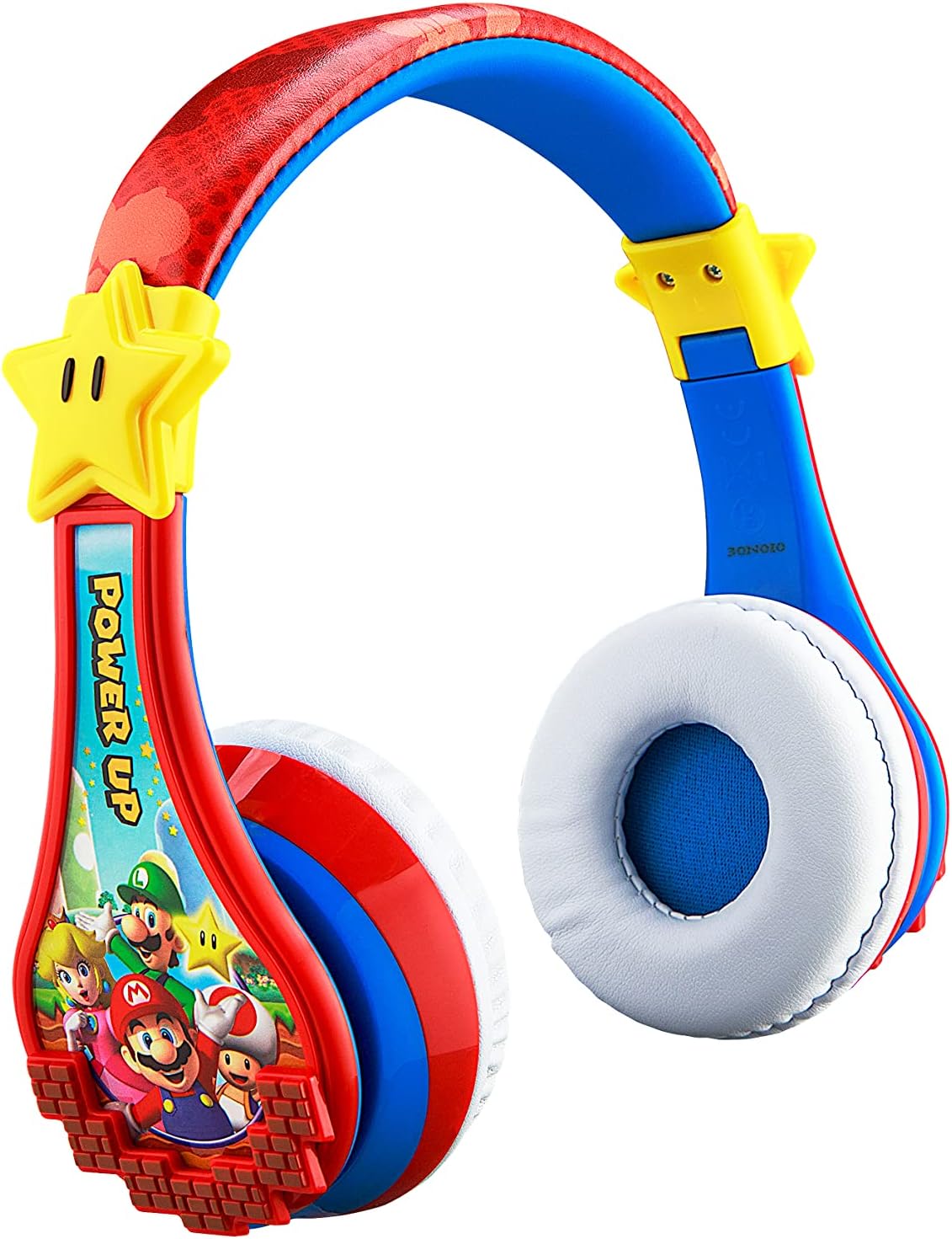 Casque Bluetooth Super Mario pour enfants avec microphone et contrôle du volume — Casque Bluetooth