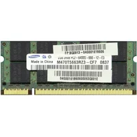 Samsung M470T5663RZ3-CF7 | 2GB DDR2-800MHz PC2-6400 Non-ECC Unbuffered Sodimm CL6 2Rx8 1.8V 200-Pin Memory Module
