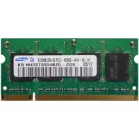 Samsung M470T6554BZO-CD5 | 512MB DDR2-533MHz PC2-4200 Non-ECC Unbuffered Sodimm CL4 2Rx16 1.8V 200-Pin Memory Module